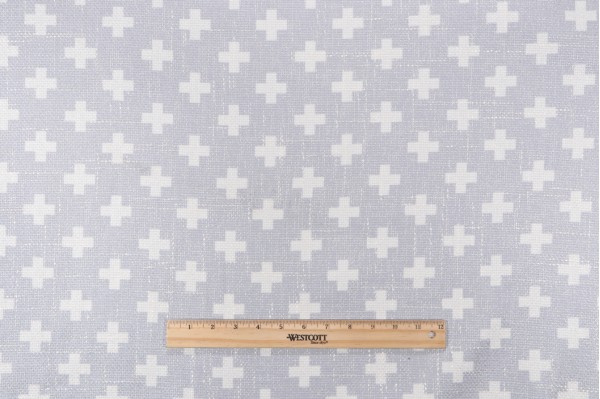 Novogratz Umbria Printed Chenille Decorator Fabric in Pearl