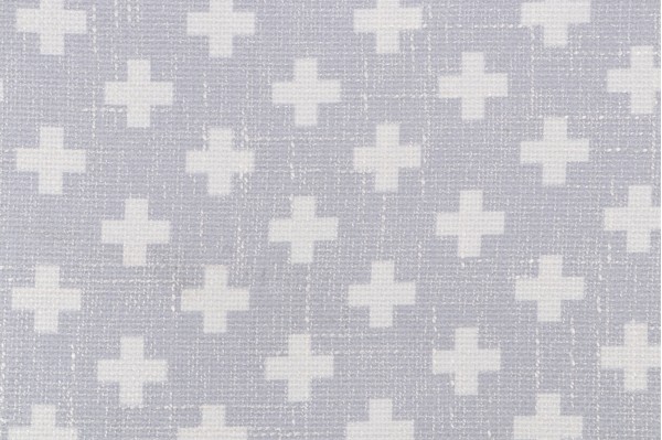 Novogratz Umbria Printed Chenille Decorator Fabric in Pearl