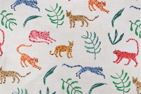 Click for 1 Yards PK Lifestyles Prance Printed Cotton Drapery Fabric in Bloom PK Lifestyles Prance Printed Cotton Drapery Fabric in Bloom