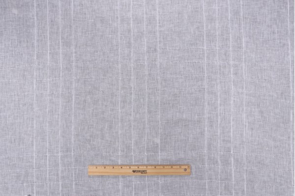 Lino Textiles Oakley Woven Sheer Drapery Fabric in Ivory 