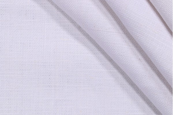 Sample of Lino Textiles San Marino Woven Decorator Fabric in White 