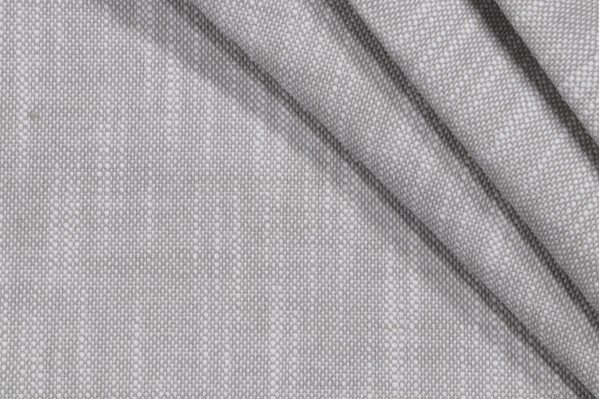 Rollo Woven Backed Upholstery Fabric in Silver