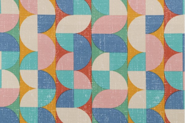 Sample of Richloom Pell Printed Polyester Outdoor Fabric in Sonoma 