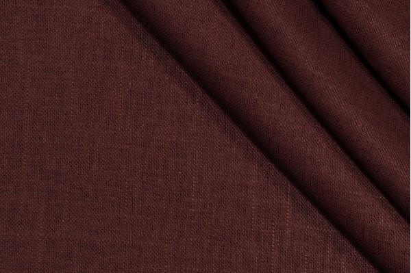 Covington Jefferson Linen Woven Drapery Fabric in 603-Chocolate
