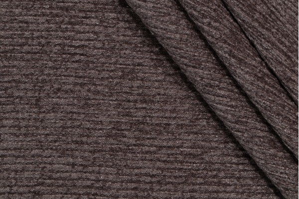Amar Woven Chenille Upholstery Fabric in Smoke 