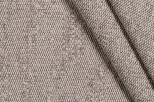 Cross Stitch Woven Upholstery Fabric in Flax 