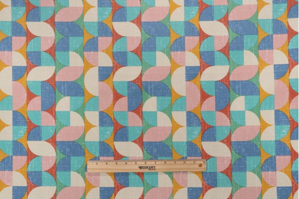 Sample of Richloom Pell Printed Polyester Outdoor Fabric in Sonoma 