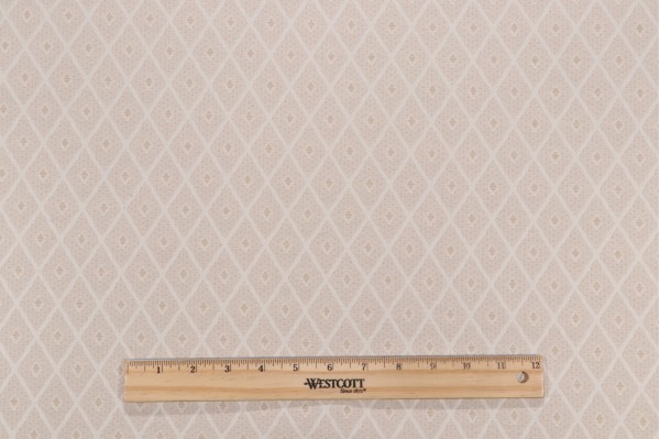 Click for 3.75 Yards Scalamandre Messina Diamond Matelasse Upholstery Fabric in Beige Scalamandre Messina Diamond Matelasse Upholstery Fabric in Beige