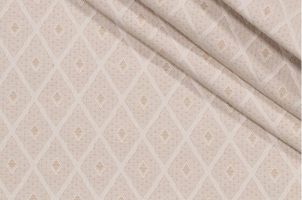 Click for 3.75 Yards Scalamandre Messina Diamond Matelasse Upholstery Fabric in Beige Scalamandre Messina Diamond Matelasse Upholstery Fabric in Beige