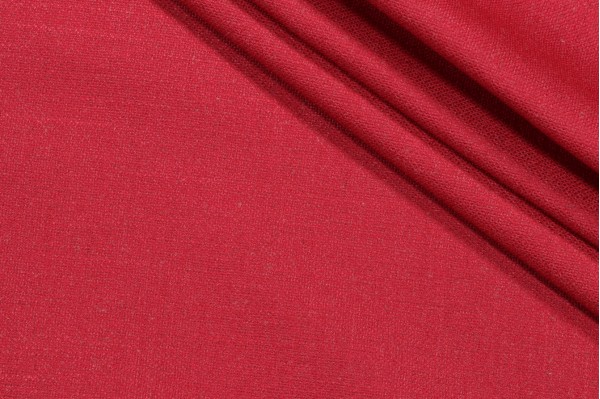 Click for 4.63 Yards Solid Printed Decorator Fabric in Cherry Solid Printed Decorator Fabric in Cherry
