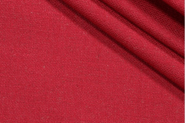 Click for 4.63 Yards Solid Printed Decorator Fabric in Cherry Solid Printed Decorator Fabric in Cherry