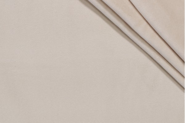 Windsor Velvet Upholstery Fabric in Sea Salt