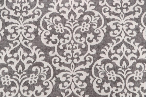 Jennifer Adams Salisbury Printed Cotton Blend Drapery Fabric in 9-Graphite for Covington