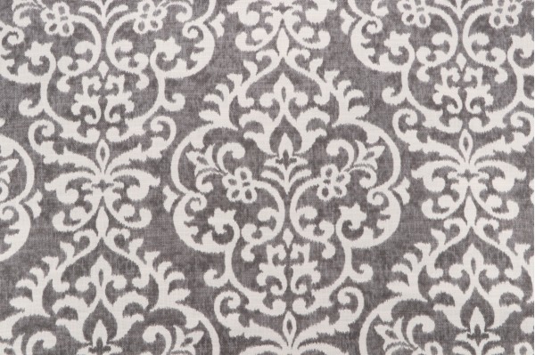 Jennifer Adams Salisbury Printed Cotton Blend Drapery Fabric in 9-Graphite for Covington