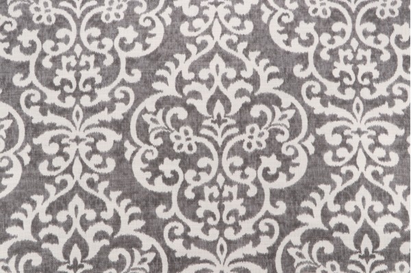 Jennifer Adams Salisbury Printed Cotton Blend Drapery Fabric in 9-Graphite for Covington