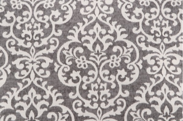 Jennifer Adams Salisbury Printed Cotton Blend Drapery Fabric in 9-Graphite for Covington