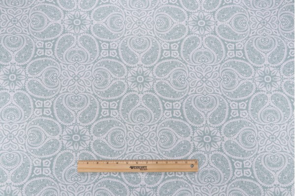Click for 8.38 Yards Magnolia Home Tibi Printed Cotton Drapery Fabric in Spa Magnolia Home Tibi Printed Cotton Drapery Fabric in Spa