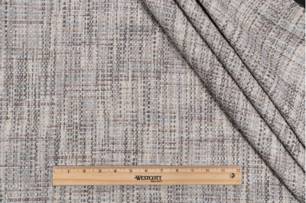 Covington Onassis Woven Upholstery Fabric in 615-Steele Brown