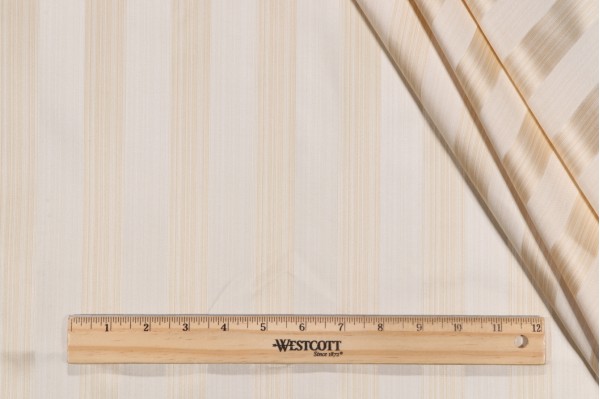 Scalamandre Aviata Woven Silk Decorator Fabric in Beige & Cream