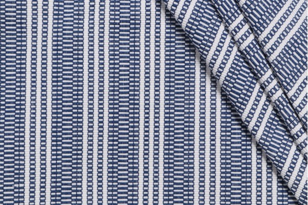 Robin Woven Upholstery Fabric in Marine