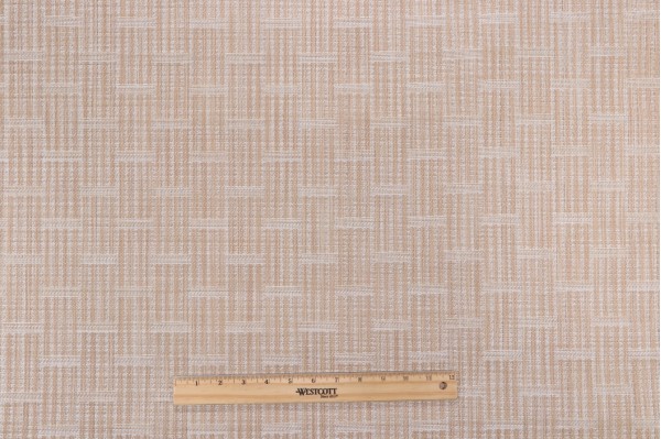 Phifertex Jacquard Woven Vinyl Mesh Sling Chair Outdoor Fabric in Latte
