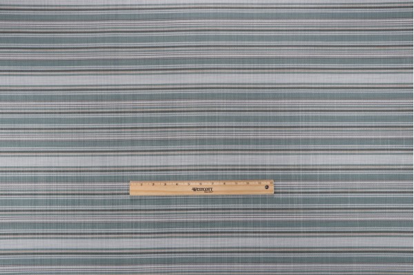 Phifertex Stripe Woven Vinyl Mesh Sling Chair Outdoor Fabric in Ocean