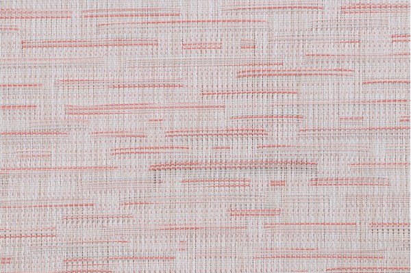 Phifertex Jacquard Woven Vinyl Mesh Sling Chair Outdoor Fabric in Guava