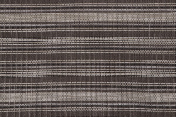 Phifertex Stripe Woven Vinyl Mesh Sling Chair Outdoor Fabric in Brownstone