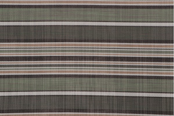 Phifertex Stripe Woven Vinyl Mesh Sling Chair Outdoor Fabric in Forest
