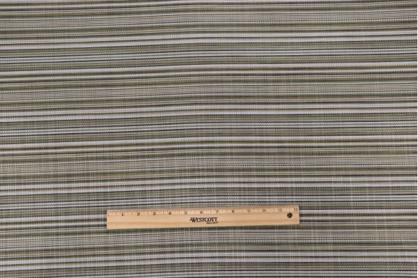 Phifertex Stripe Woven Vinyl Mesh Sling Chair Outdoor Fabric in Moss