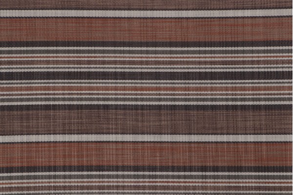 Phifertex Stripe Woven Vinyl Mesh Sling Chair Outdoor Fabric in Burnt Sienna