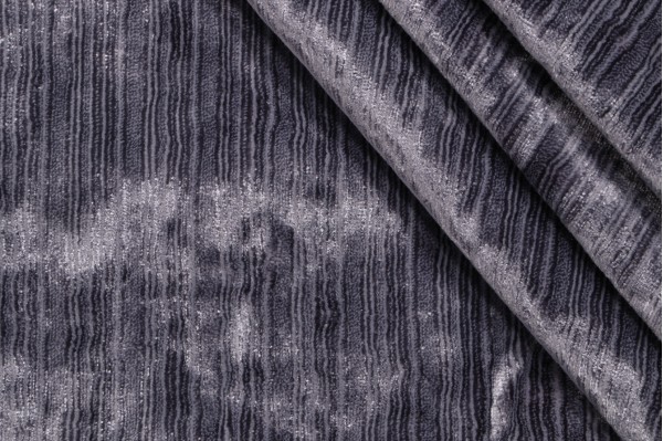 Covington Miranda Velvet Upholstery Fabric in 945-Gunmetal