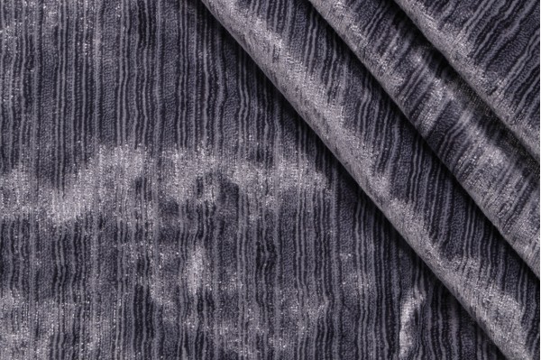 Covington Miranda Velvet Upholstery Fabric in 945-Gunmetal