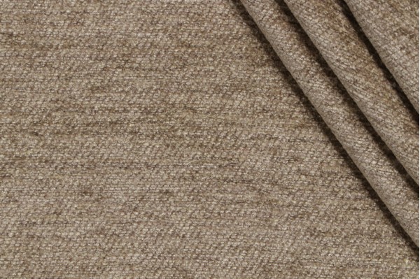 Scalamandre Salem Woven Chenille Upholstery Fabric in Almond