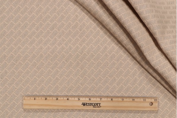 Grey Watkins A Neutral Feelings Woven Upholstery Fabric in Natural/Ivory for Scalamandre