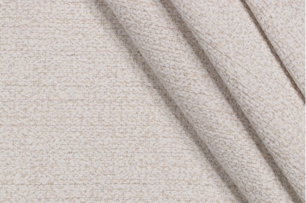 Jensen Woven Chenille Upholstery Fabric in Tusk