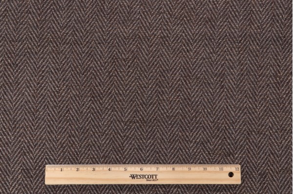 Huffy Woven Upholstery Fabric in Bark