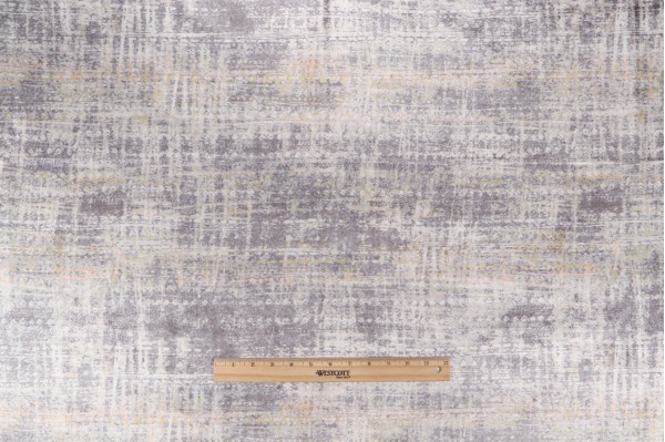 Scalamandre Printed Velvet Decorator Fabric in Sterling