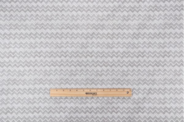 PK Lifestyles Tuban Printed Cotton Drapery Fabric in Sterling