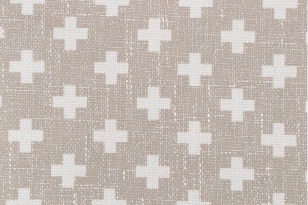 Novogratz Umbria Printed Chenille Decorator Fabric in Biscotti