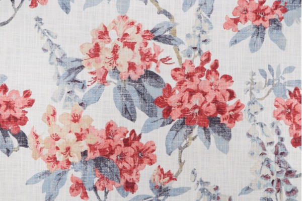 PK Lifestyles Elsa Printed Cotton Drapery Fabric in Indienne