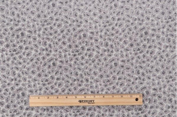 Golding Spots Woven Chenille Upholstery Fabric in Grey