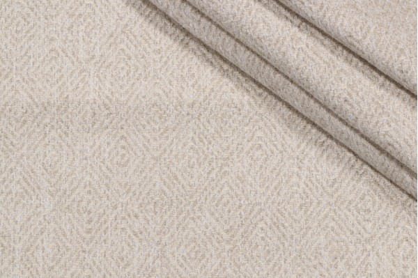 Harass Woven Upholstery Fabric in Cream