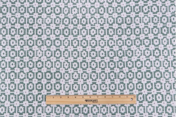 Click for 1 Yards P Kaufmann Sorrel Printed Cotton Drapery Fabric in Spruce P Kaufmann Sorrel Printed Cotton Drapery Fabric in Spruce