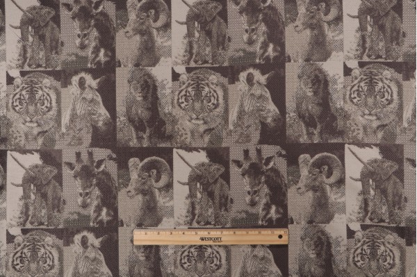 Hilary Farr Habitat Woven Decorator Fabric in 61-Sepia for Covington