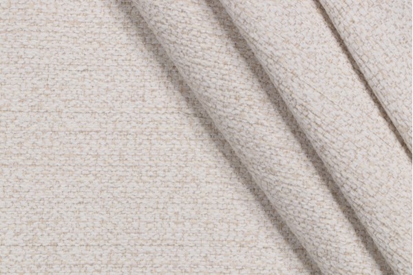 Jensen Woven Chenille Upholstery Fabric in Tusk