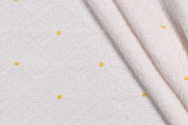 Scalamandre Mosaic Matelasse Upholstery Fabric in Sunshine