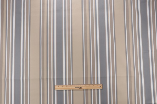 Covington Portage Stripe Woven Polypropylene Outdoor Fabric in 145-Travertine