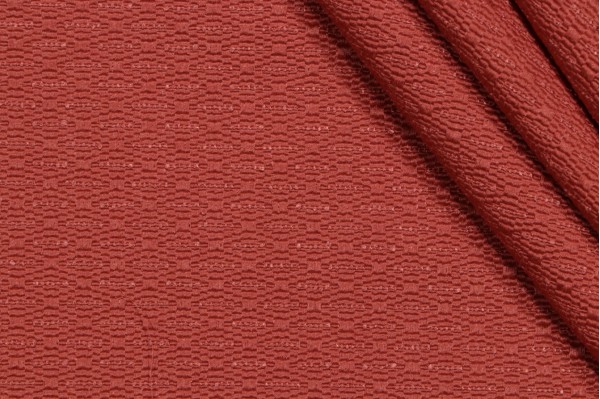 Scalamandre Fusion Matelasse Upholstery Fabric in Guava