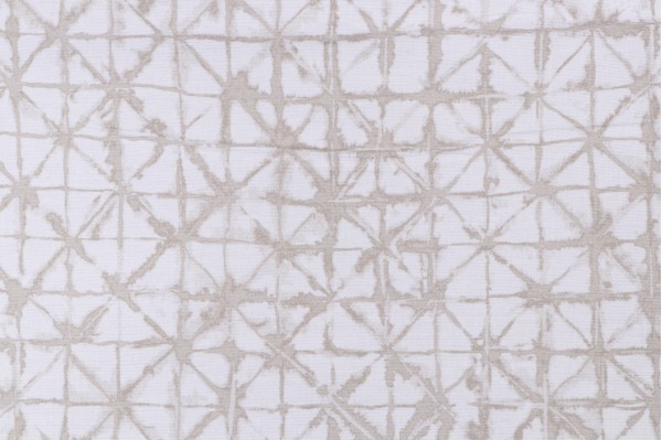Belle Maison Known Printed Drapery Fabric in Linen